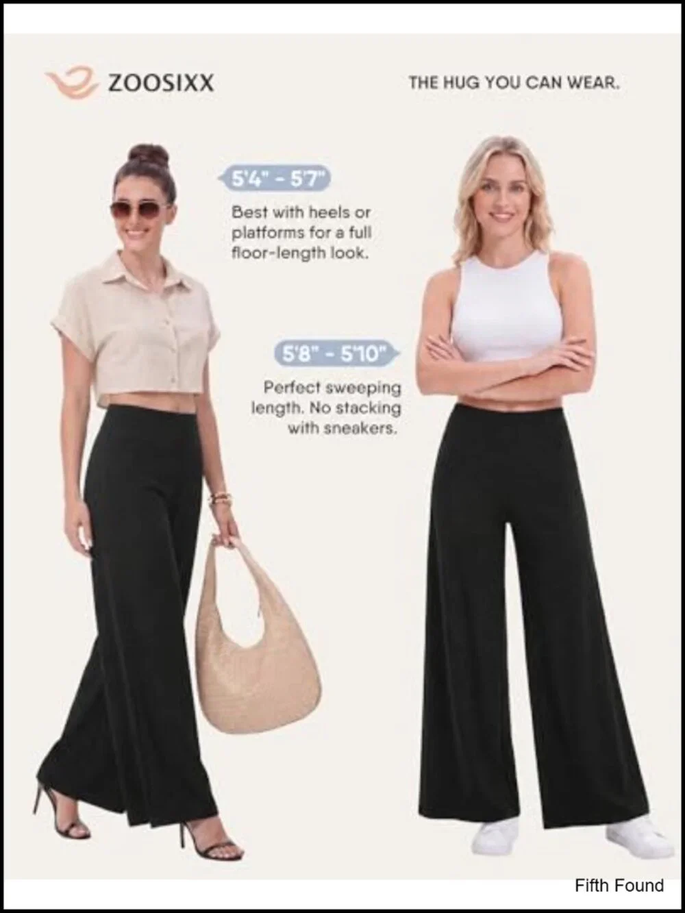 High Waist Wide Leg Palazzo Pants - Casual Beach Lounge Flowy Stretchy Trousers